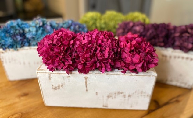 Blooming Hydrangea in Sugar Mold 1 and 3 Hole - Click Image to Close